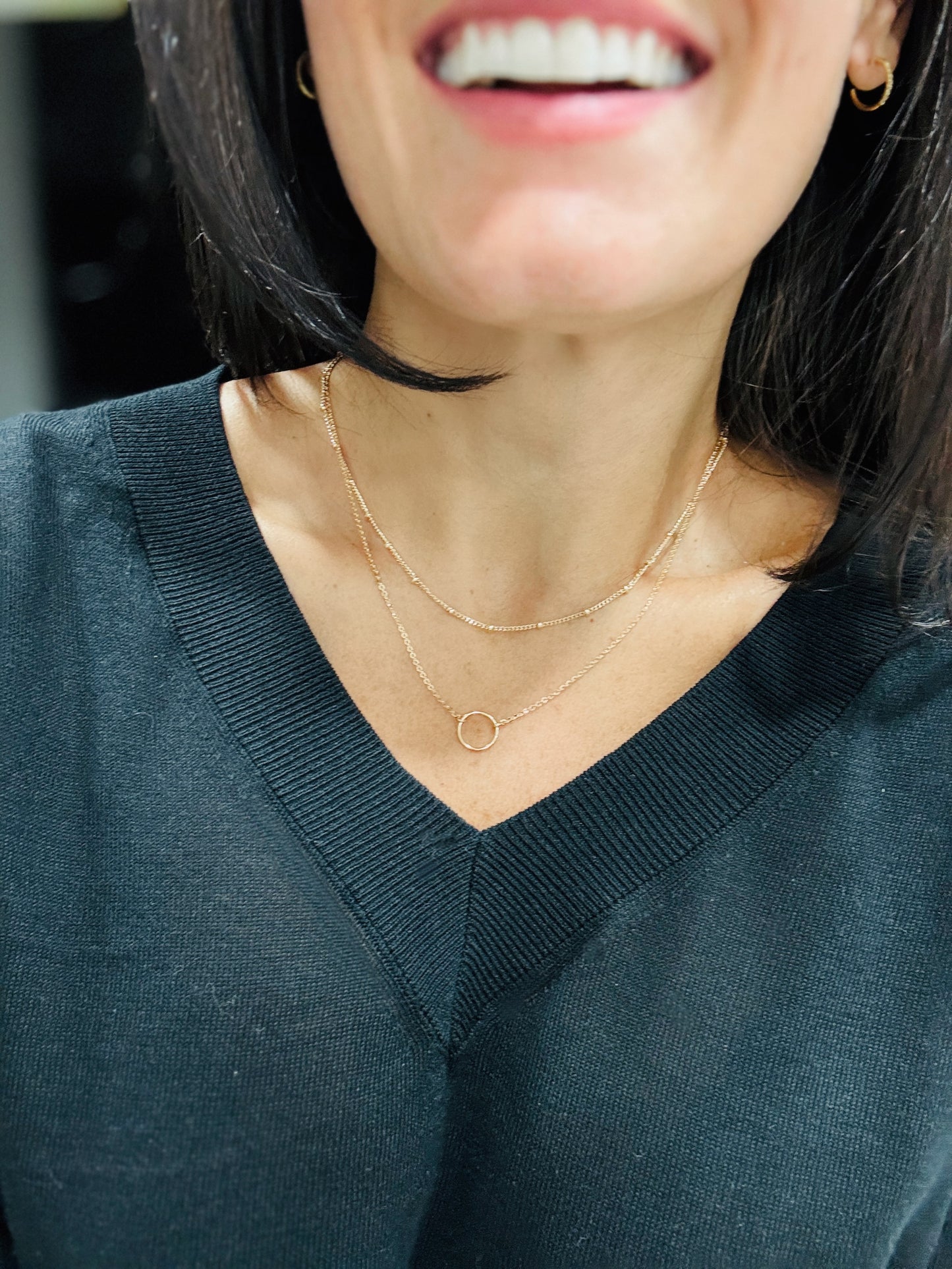 Golden Duo Layer Necklace