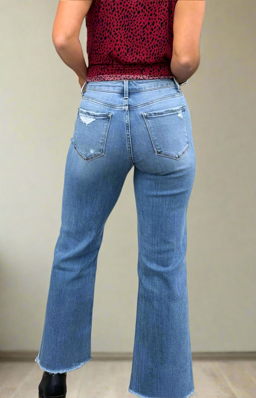 Trendsetter Slim Wide Leg Jeans