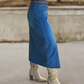 Autumn Stroll Denim Skirt