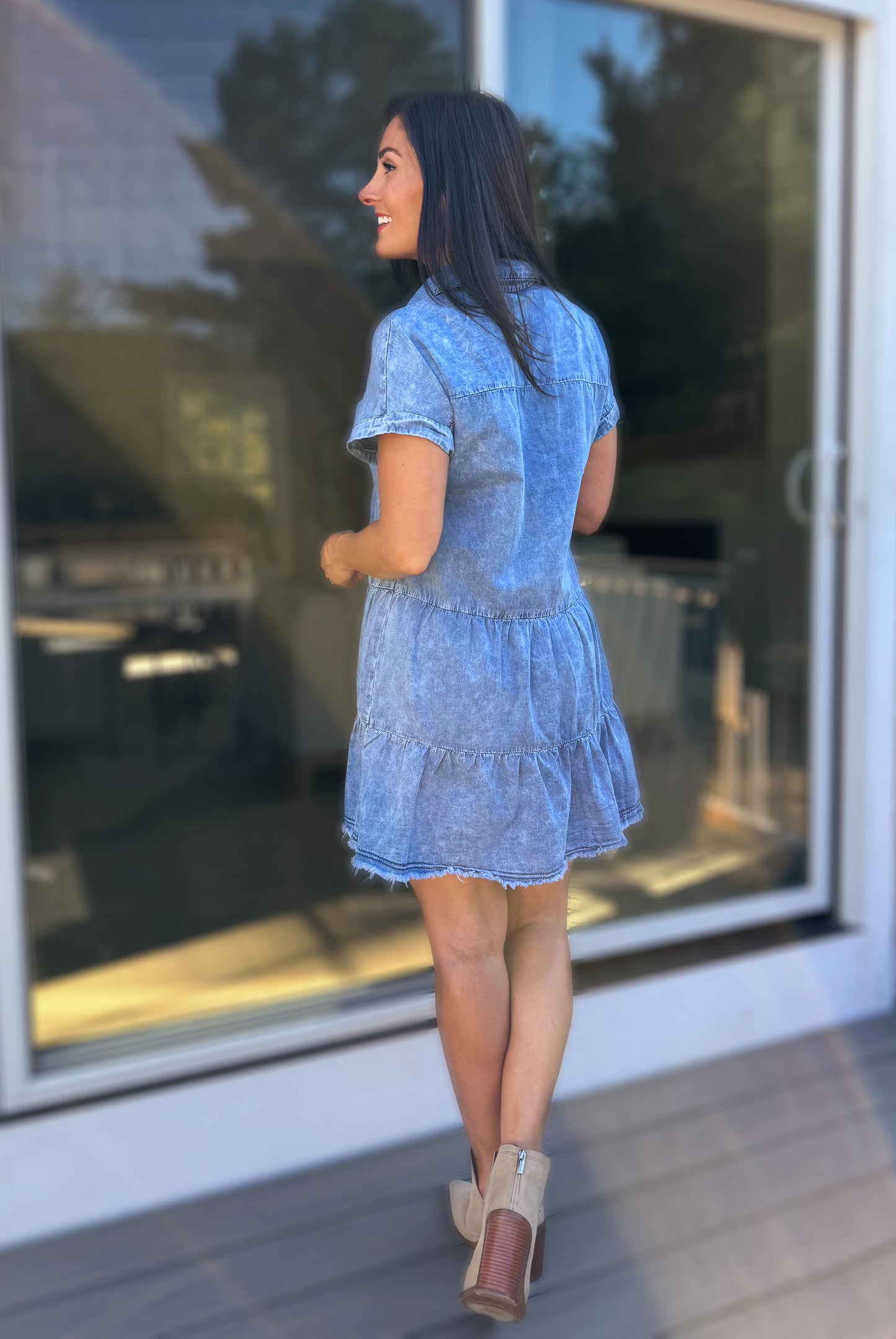 Casual Charm Denim Dress