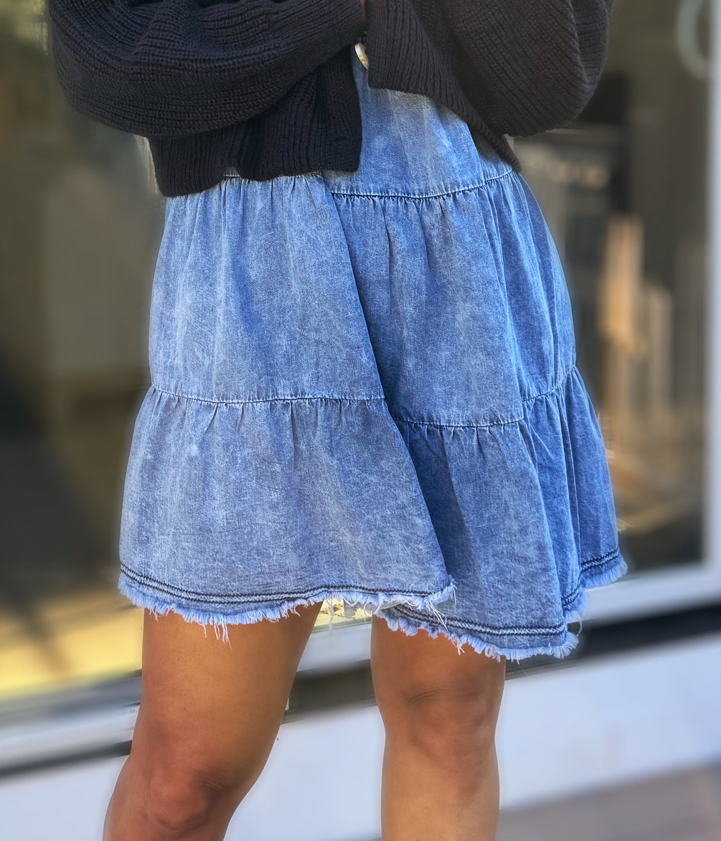 Casual Charm Denim Dress