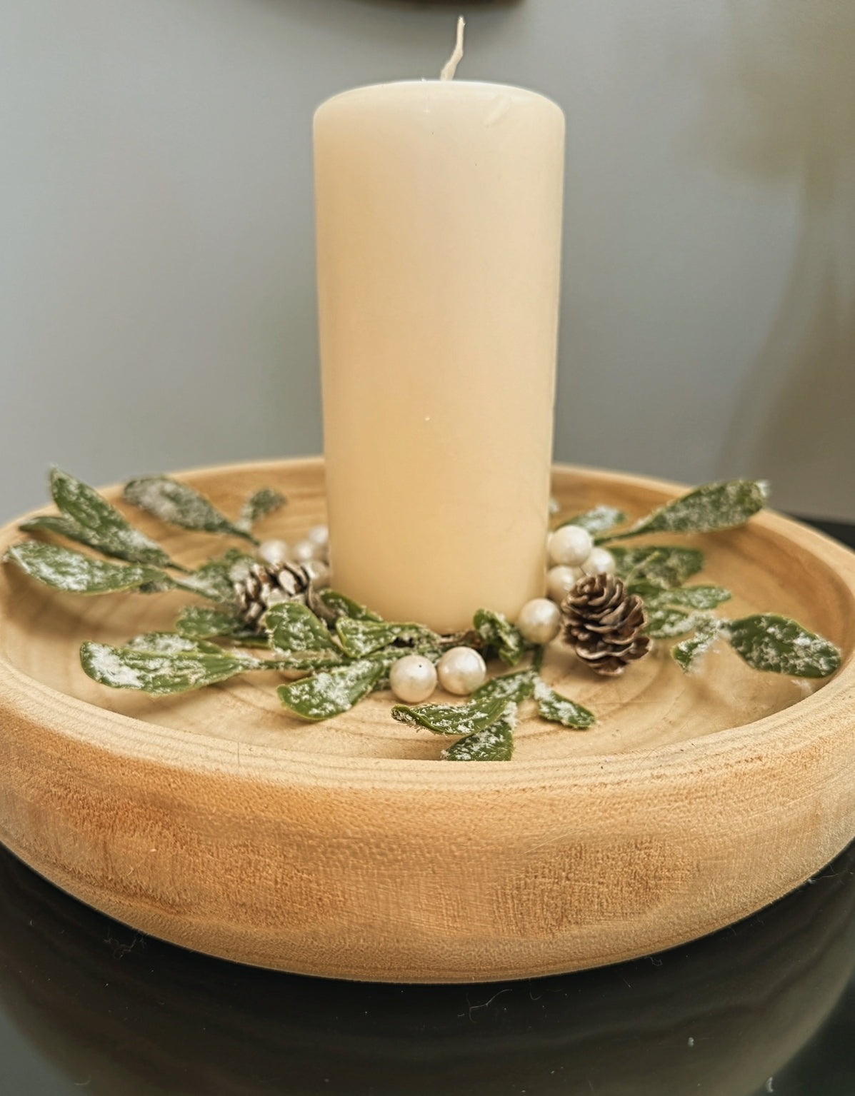 Mistletoe Kisses Candle Rings (set of 3)