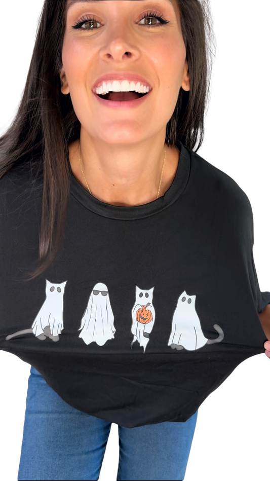 Scaredy-Cat Graphic T-Shirt